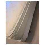 Queen size bed frame with headboard, mattress and Box Spring.