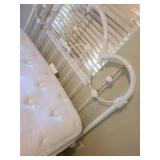 Queen size bed frame with headboard, mattress and Box Spring.