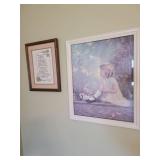 Is framed art 22 by 18 and smaller