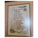 Is framed art 22 by 18 and smaller