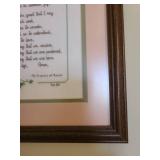 Is framed art 22 by 18 and smaller