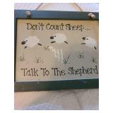 Is various wall hangings