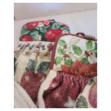 Kitchen Towels and casserole covers