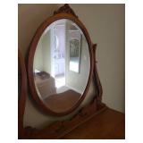 Vintage oak dresser with Mirror 74X47X21