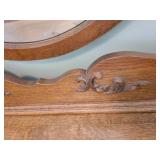 Vintage oak dresser with Mirror 74X47X21