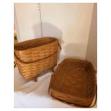 Longaberger baskets one has hole