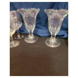 Glass pitcher, dessert boats, parfaits, more