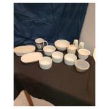 Ramekins, sugar bowl, salt and pepper shakers, more