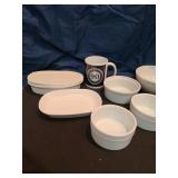 Ramekins, sugar bowl, salt and pepper shakers, more