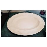 Coalport Country Ware china platter, divided dish, corn holder plates and pepper shaker