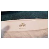 Coalport Country Ware china platter, divided dish, corn holder plates and pepper shaker