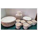 Pfaltzgraff dinner ware total of 34 pcs. (chip on 2 large plates)
