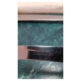 Black Angus II filet knife and 6 Carvel Hall stainless steak knives