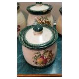 Set of 4 cannisters (small chips)