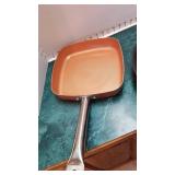 KitchenAid skillet and Copper Chef skillet