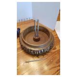 Rocket nut cracker, nut bowl and pick