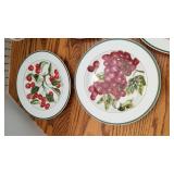 American Atelier Harvest Fruit dishes set of 7 pc