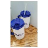 2 Bubba insulated mugs, insulated coffee pot and other drinking cups