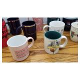 Assorted coffee cups