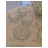 Punchbowl with 16 cups