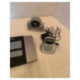 Weather alert radio, atomic clock and small desk clock