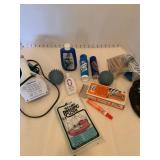 Laundry supplies, an iron and ironing board