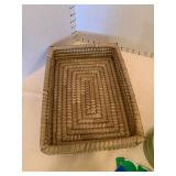 Basket, nesting boxes and other birthday items