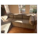 Bernhardt sectional sofa 26 x 89 x 33 loveseat 26 x 60 x 33