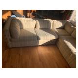 Bernhardt sectional sofa 26 x 89 x 33 loveseat 26 x 60 x 33