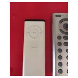 iPod with assorted remotes