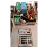 Office supplies and calculator