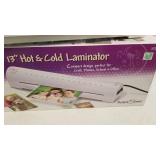 Purple Cows 13" hot and cold laminator (doesnt include sleeves/pockets)