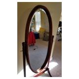 Dressing beveled mirror 57" tall