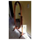 Dressing beveled mirror 57" tall