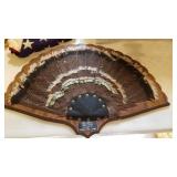 US Flag and Willbros mounted feathers