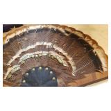 US Flag and Willbros mounted feathers