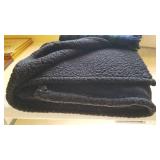 Bob Timberlake throw and blue/green throw