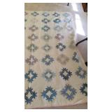 Quilt handstitched approx 6 ft x 5 ft