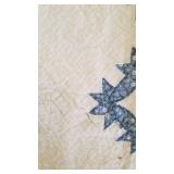 Quilt handstitched approx 6 ft x 5 ft