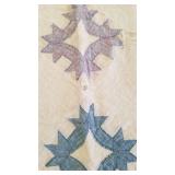 Quilt handstitched approx 6 ft x 5 ft