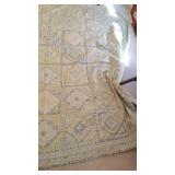 Quilt hand stitched (good condition) approx 7 ft x 7 ft