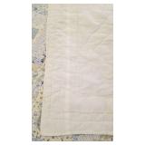 Quilt hand stitched (good condition) approx 7 ft x 7 ft