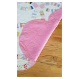 Quilt hand stitched (good condition) approx 5 ft x 6 ft