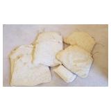 Chair pads (one needs restitched, one has stain)