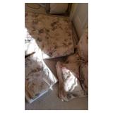 Queen reversible comforter, bedakirt and 2 pillow shams