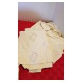 Twin fitted and flat sheets (one white complete sheet)