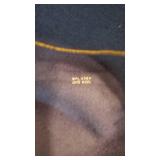 2 wool hats and hat box