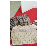 Makeup bags and padded hangers