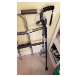 Invacare walker, Bubba Stik and cane