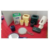 Reli On blood pressure monitor, hand mirror and bathroom sets